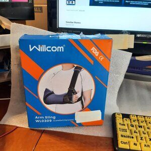 NEW IN Box ! Willcom R Arm Sling for Shoulder Injury With Waist Strap Sz WL0309